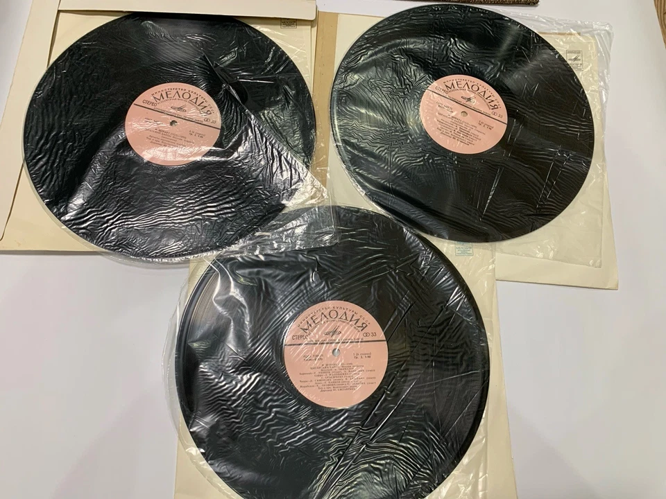 Johann Strauss The Gypsy Baron 3x12” LP Melodiya USSR 33CM-03129 Russian Opera  - Image 4 of 4