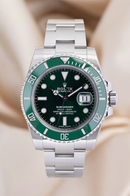 Rolex Submariner Date ''Hulk'' Automatik Herrenuhr LC100  116610LV Original Papi