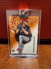 2022 Topps Pristine Mason Thompson #255 Orange Refractor /25 (RC)
