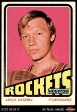 1972 Topps #70 Jack Marin  Rockets Duke 3 - VG