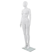 Manichino Uomo Figura Intera Nero Lucido Modello Espositore Vetrina vidaXL
