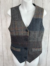 VTG International Scene Patchwork Vest Earth ...
