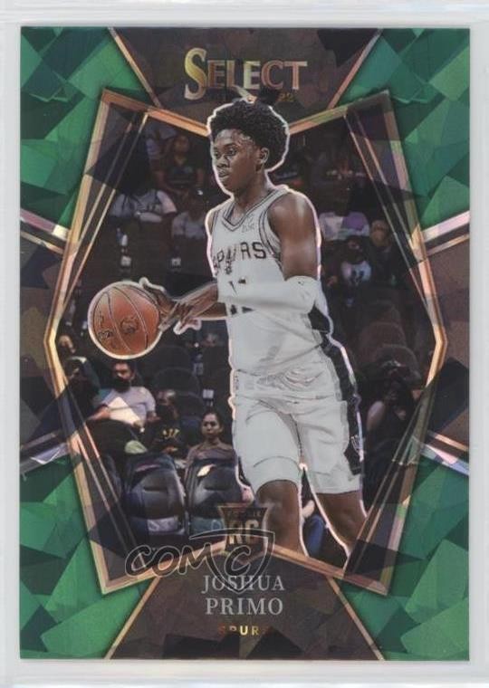 2021-22 Panini Select Premier Level Green Ice Prizm Joshua Primo #153 0xp7