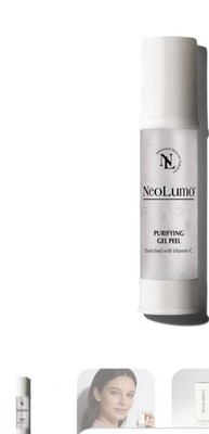 NeoLumo Purifying Gel Peel Face Treatment with Vitamin C, Clear Gel