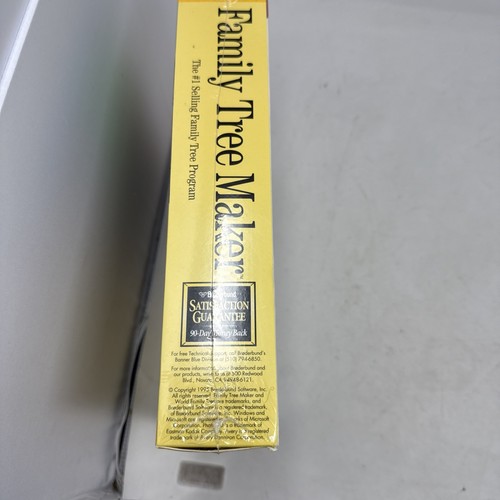 Broderbund Family Tree Maker Deluxe Edition 3.0 Windows 3 1/2" Diskette - Sealed - Picture 13 of 17