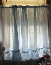 Panneaux de rideaux bleu clair Kelwood (2) 37 1/2 x 42