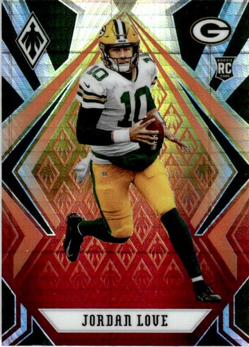 Jordan Love [Fire Burst] #104 2020 Panini Phoenix card