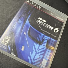 Gran Turismo 6 Anniversary Edition PS3 Sony PlayStation 3 (2013) No Manual 
