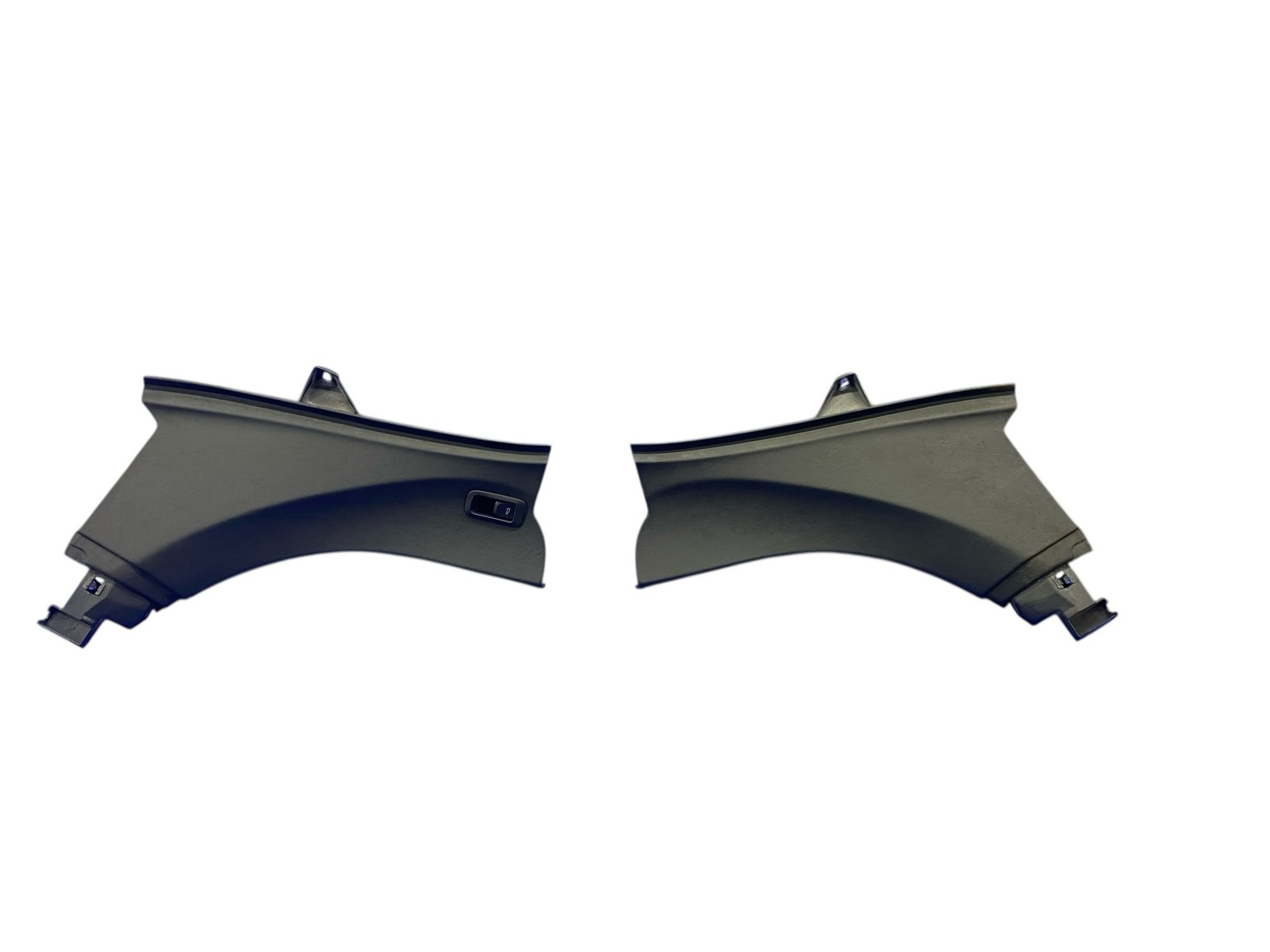 2008-2015 AUDI R8 REAR LEFT RIGHT LOWER QUARTER TRIM COVER PANEL SET BLACK *WEAR