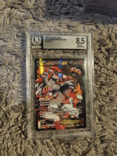 Team Magma's Groudon-EX graded BGS 8.5 for sale on eBay