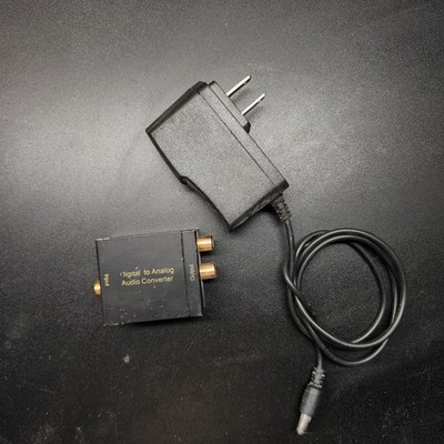 Digital to Analog Audio Converter Coaxial SPDIF Input RCA Stereo Output Adapter