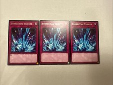 3x Torrential Tribute MZMU-EN119 Rare Maze of Muertos NM playset