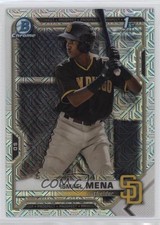 2021 Bowman Chrome Prospects Mega Box Mojo Refractor Ismael Mena #BCP-36 1bc4