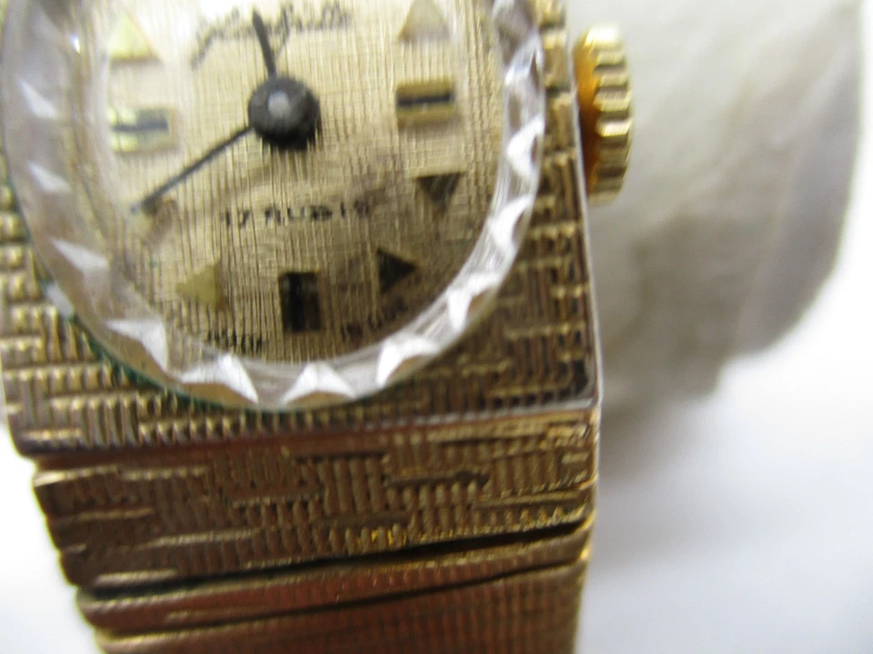 Glashütte 17 Rubis – Damen Armbanduhr „Klassisch“ Handaufzug – GUB vergoldet GDR - Bild 3 von 4