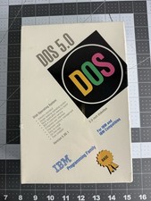 Microsoft MS DOS 5.0 IBM 3.5 inch Diskettes IBM and Compatibles 1992 NIB