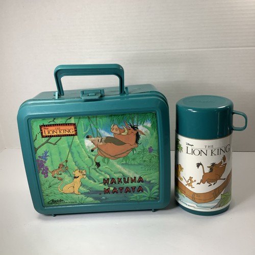 The Lion King Disney Plastic Lunch Box Hakuna Matata 90βs Thermos