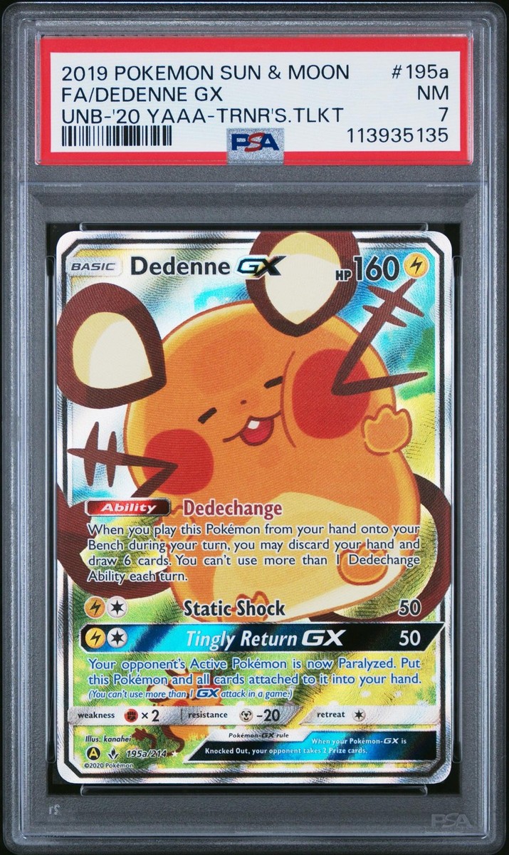 Dedenne GX 195A/214 Alternate Art Holo for sale online | eBay