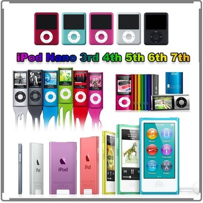 New Apple iPod Nano 3rd 4th 5th 6th 7th Gen All colors Seale Fast Free Shipping