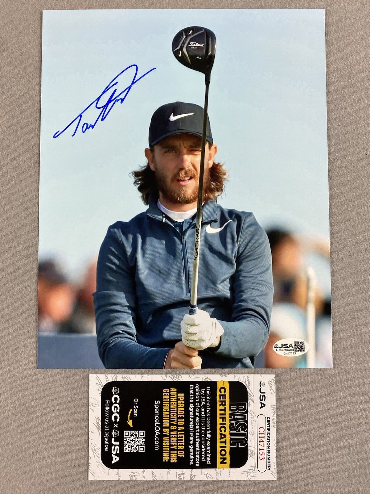 Tommy Fleetwood Autographed Signed 8x10 ACTION PHOTO PGA GOLF JSA CH47153 
