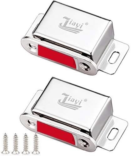 Jiayi Cupboard Magnetic Door Catch 2 Pack Cabinet Door Magnets 14KG Stainless S