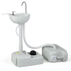 Portable Wash Sink Camping Hand Wash Station Basin Stand w/ 4.5 Gallon Tank
