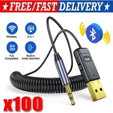 Wireless USB Bluetooth 5.0 Audio Transmitter Receiver Adapter For PC TV Car LOT