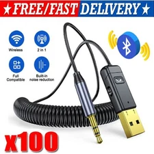 Wireless USB Bluetooth 5.0 Audio Transmitter Receiver Adapter For PC TV Car LOT