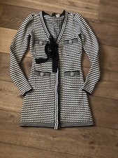 self portrait Monochrome Melange Knit Dress Size Small