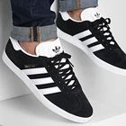 Adidas Gazelle Originals Mens Black Suede Shoes Trainers Uk Size 7 - 12   BB5476