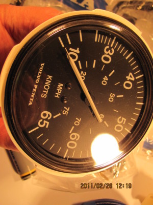 VOLVO SPEEDOMETER  1140433-2 PRESSURE LOG KIT 