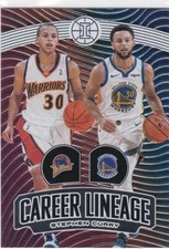 STEPHEN CURRY Steph BASKETBALL CARD Career Lineage GOLDEN STATE WARRIORS $$