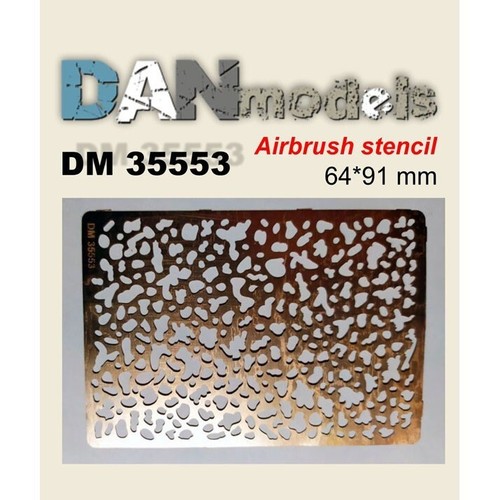 DAN Models 35553 Scale 1:35 Photo-Etching Airbrush Stencil - For Scale Model Kit - Picture 11 of 12