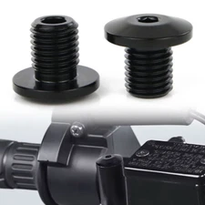 Fit For Aprilia Tuono V4 1100 15-24 Tuono 660 21-24 Mirror Blanking Plugs Black