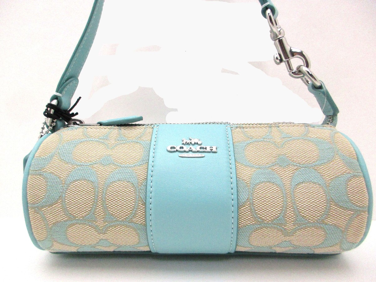 NWT COACH Nolita Barrel Bag Signature Jacquard Top Handle