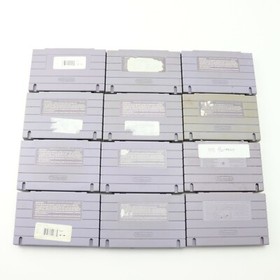 Nes Nintendo Lot of 12 Yoshis Safari Frogger WWF Super Wrestle Mania Tecmo Bowl