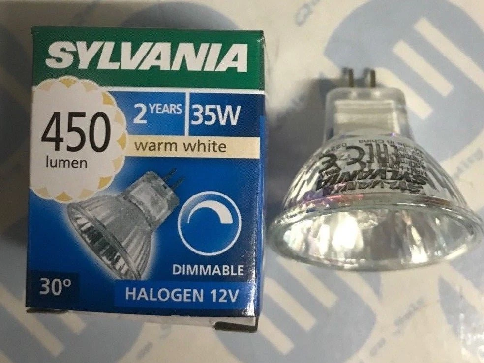 M223 35W SYLVANIA GU4 MR11 430 LUMENS HALOGEN 35 22395 WFL 12V 30D 0022395