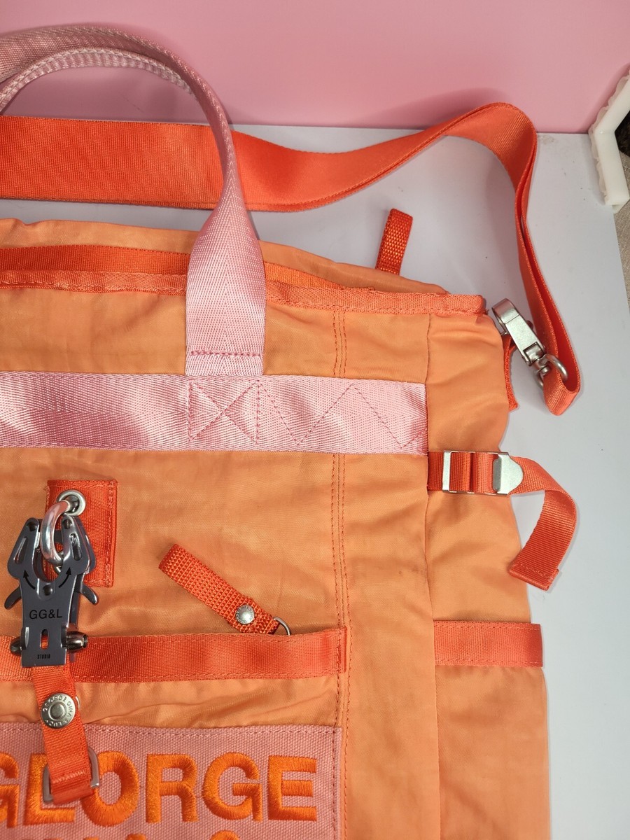 George, Gina & Lucy Orange and Pink Bag Purse Tote | eBay