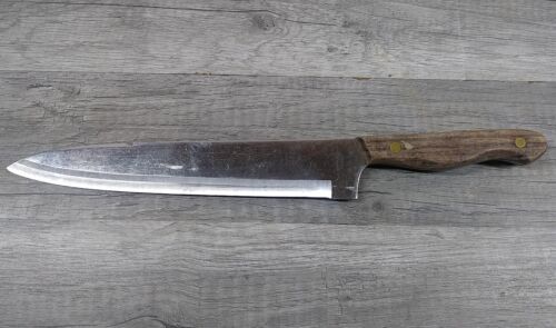 Lifetime Cutlery Jet Cut D-400 Carving Chef Knife Stainless Steel Japan Made - Afbeelding 1 van 5