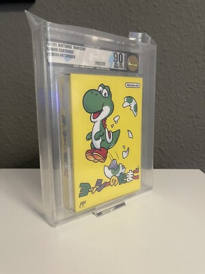Nintendo Famicom Yoshi No Tamago #90 Gold VGA NO WATA + certified