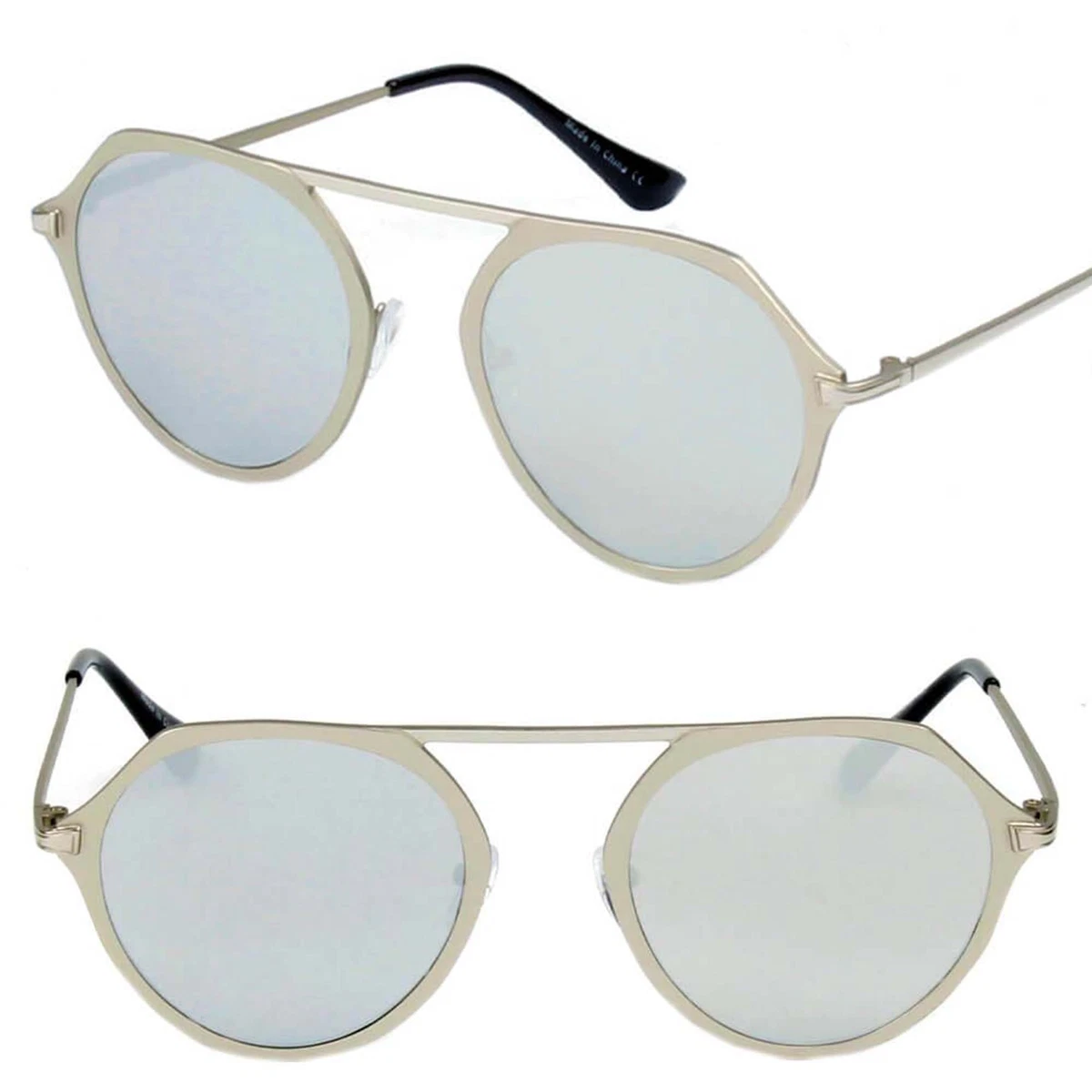 Flat top hotsell reflective sunglasses