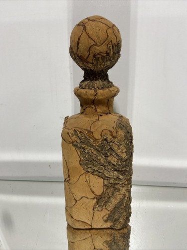 VTG. Mid Century Cork wrapped bottle Italian Decanter made in Italy - Picture 3 of 19