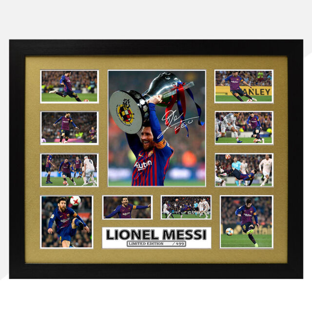 Lionel Messi Signed Framed Memorabilia Limited Edition V2 WB8741