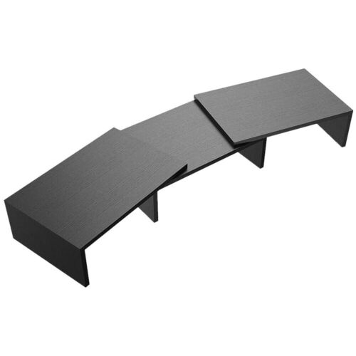 Dual Monitor Stand Riser 2 Monitor Desktop Organizer Adjustable Angle And Length - Picture 9 of 12