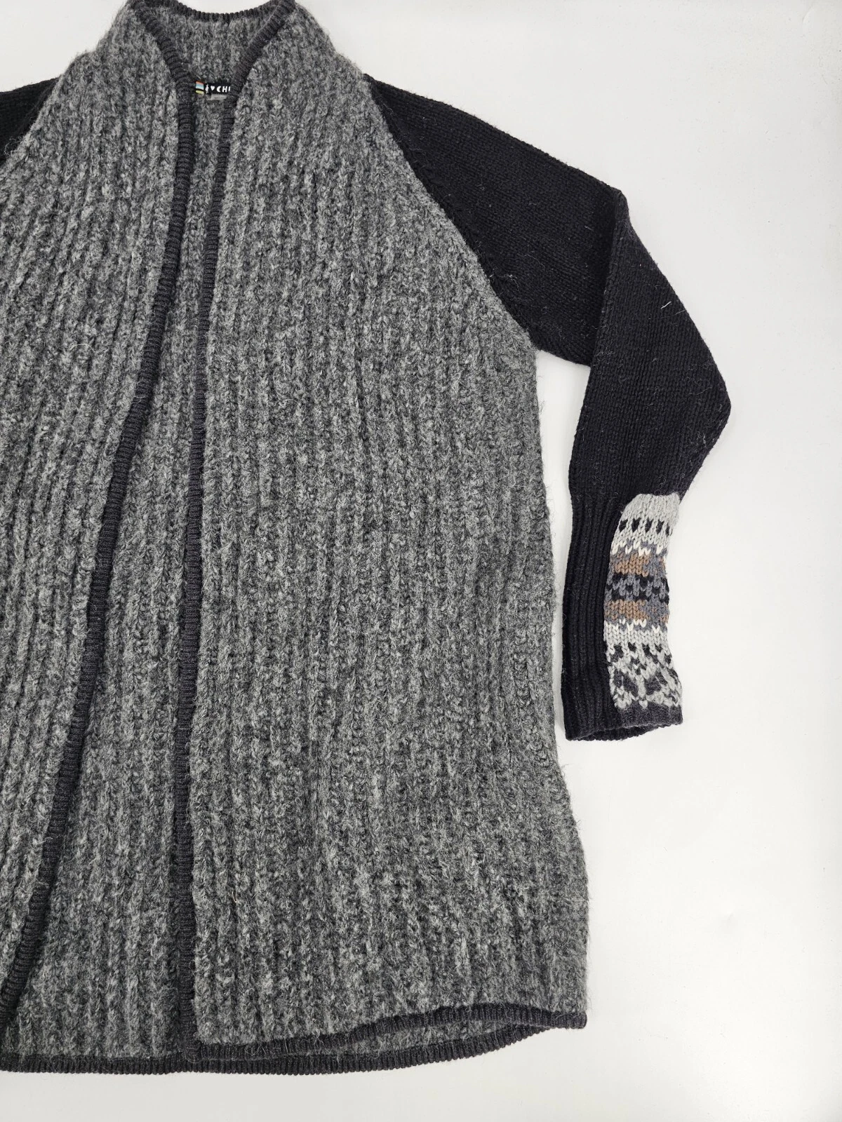 smartwool chup open front heavy cardigan organic sweater