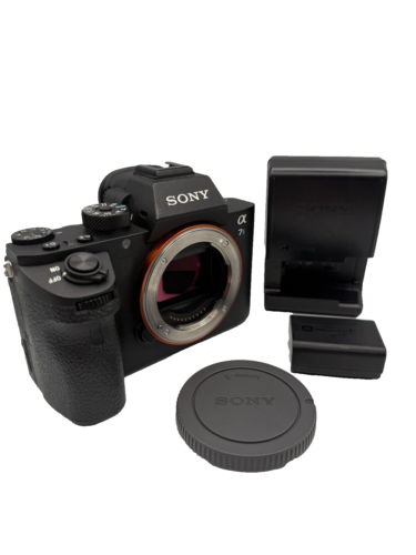 Sony Alpha A7S II 12.2MP Digital Camera - Black (Body Only) Charger Battery Cap