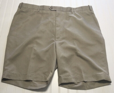 New BERLE Mens Microfiber Water/Stain Resistant Golf Shorts Size