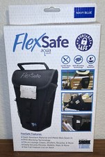 NEW Aqua Vault FLEX SAFE Navy Blue Anti-Theft...