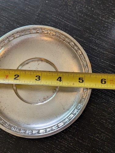 RARE Antique WMF Germany Silverplate Art Nouveau Tea Cup and Saucer c.1910 - Picture 7 of 12