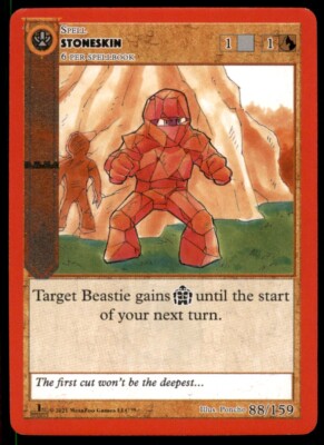 2021 MetaZoo Cryptid Nation Base Stoneskin 1st Edition #88/159 - QTY