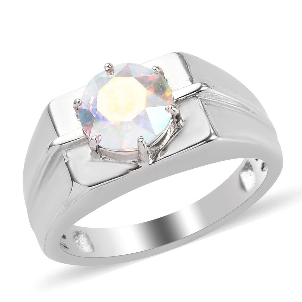 men's swarovski crystal rings